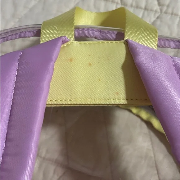 VGUC Stoney Clover x Target Clear Backpack with Purple and Yellow Accents - Picture 3 of 5